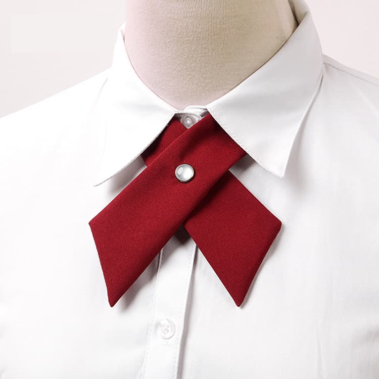 Student pleated skirt for students, bow tie for men and women with bow, Korean style 4