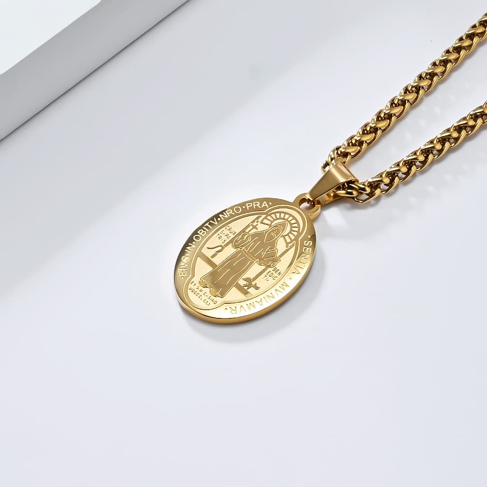 (Cross-border trading), pendant stainless steel, fashionable necklace for men and women, jewelry, European style 3
