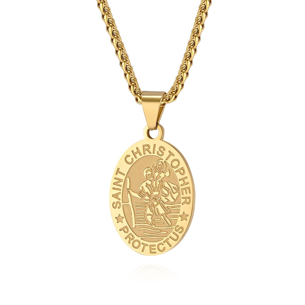 (Cross-border trading), pendant stainless steel, fashionable necklace for men and women, jewelry, European style 5