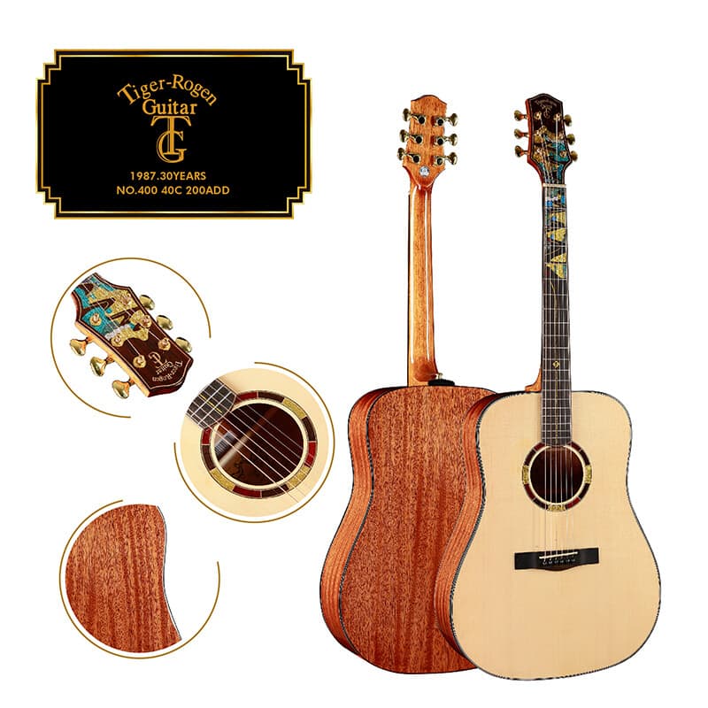 Tiger Rogen Tigro Gen Single Board Civil Ballad Guitar Tiger Mountain Journal Single Series 6