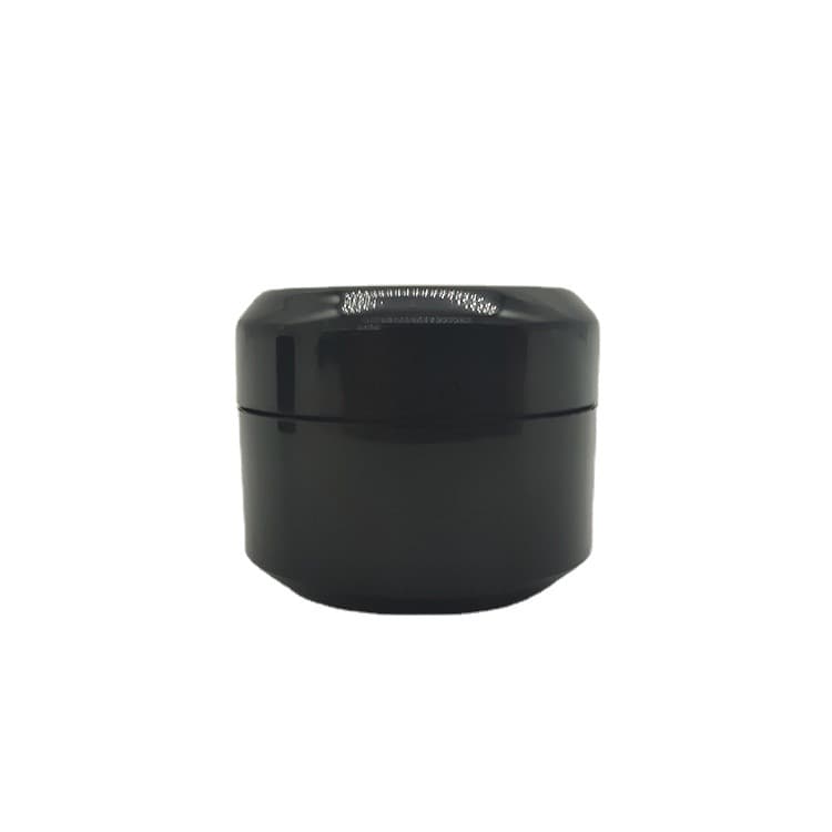 Black nail polish, plastic container, cream jar, (Physicals), 5g, 10g, 15g, 30g 5