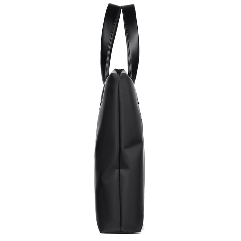 Handheld capacious purse for documents, laptop, with your logo imprint, custom-made, business version 2