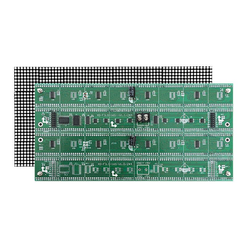 F3.0 dot matrix constant current and constant voltage unit board P4 red and green single and double color 64*32 LED display module 256*128 5