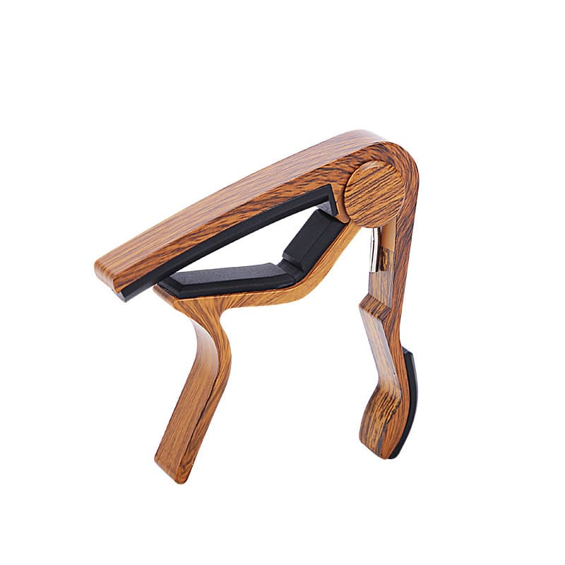 Guitar Capo Wood Grain Acoustic Electric Ukulele 5