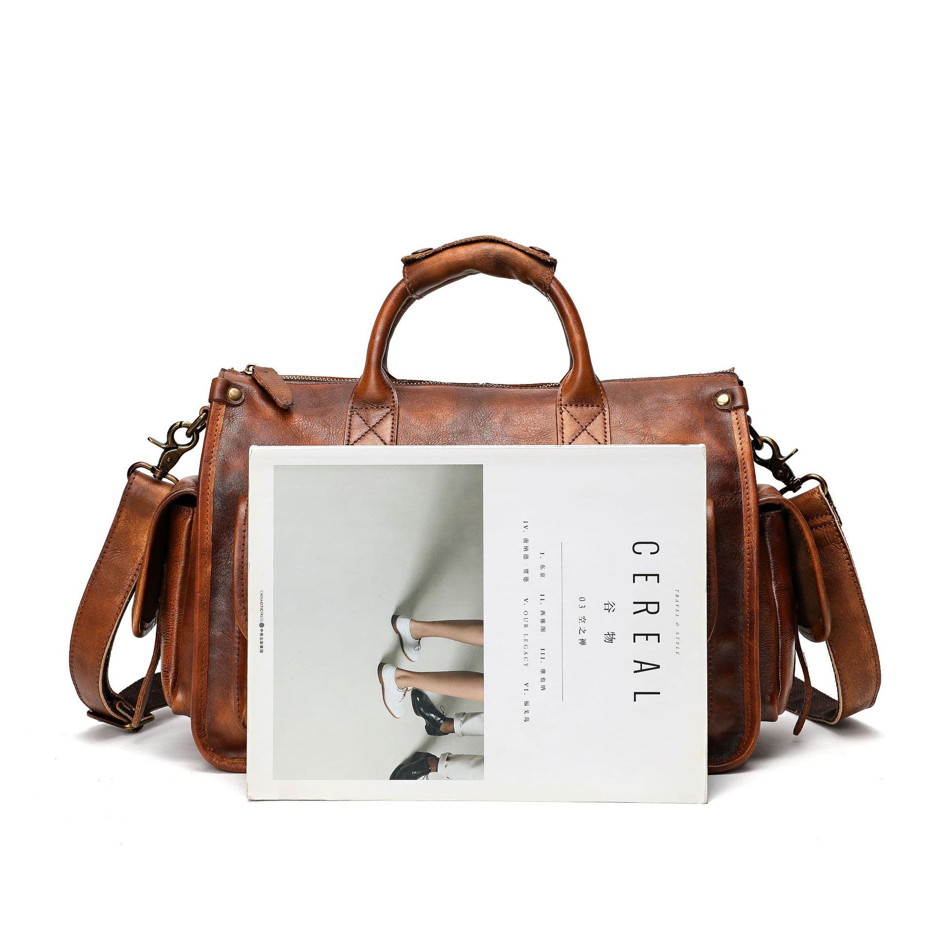 (Cross-border trading), vintage handheld shoulder bag, one-shoulder bag, genuine leather, high-end 2