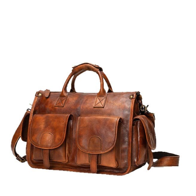 (Cross-border trading), vintage handheld shoulder bag, one-shoulder bag, genuine leather, high-end 5