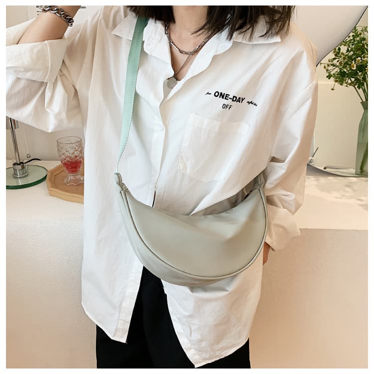 Nylon shoulder bag, underarm bag, one-shoulder bag, shopping bag 4
