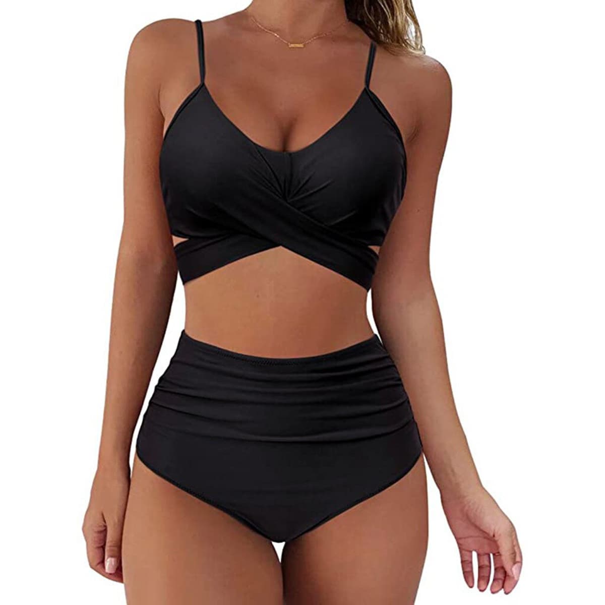 Split sexy swimwear, European style, high waist 2