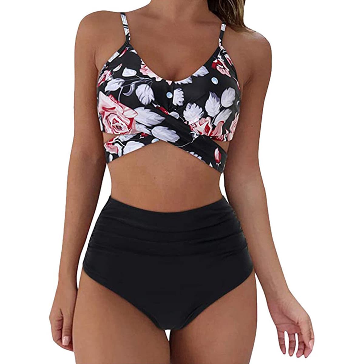 Split sexy swimwear, European style, high waist 3