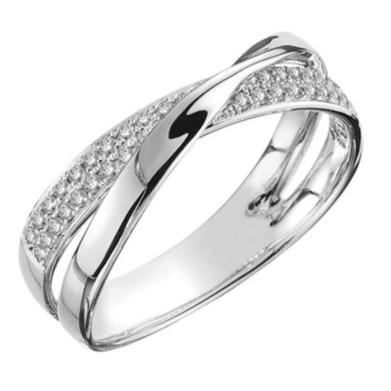影琪 Diamond multicoloured fashionable wedding ring, wide color palette, diamond encrusted, European style 2