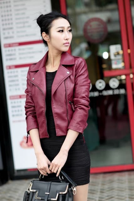 [2025 Female Jackets Leather Jacket Autumn Coat women] 1