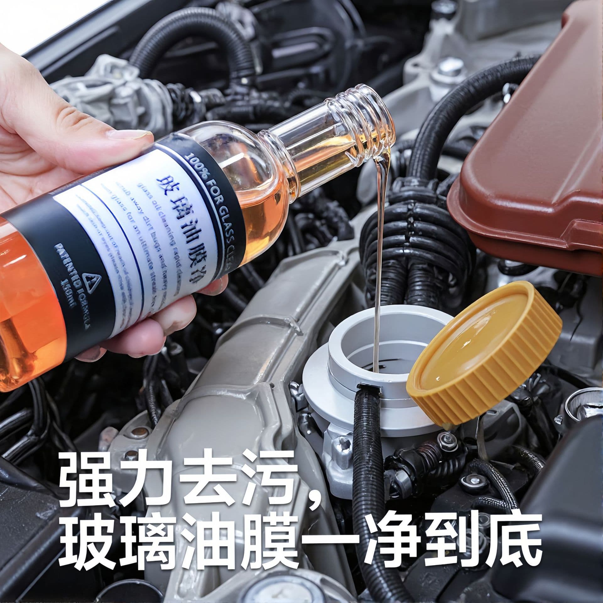 Automotive glass oil film removal windshield cleaning glass removal agent free construction wiper refined scratch scraper cleaning agent 3