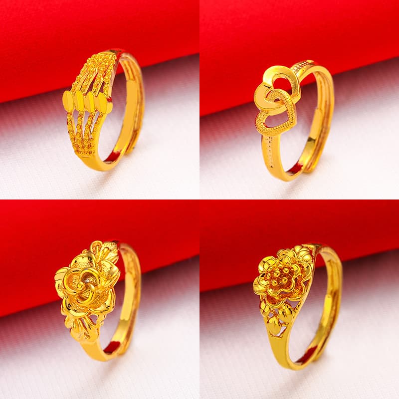 One bead bracelet, matte fashionable universal ring, on index finger 3