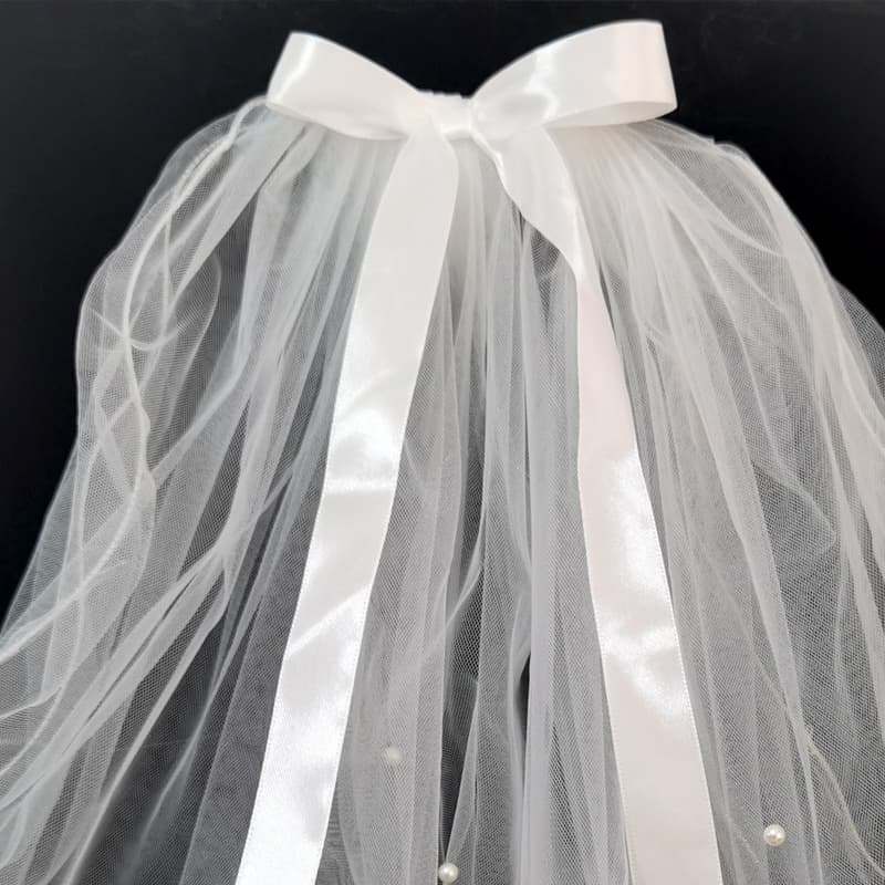 Bride's veil pearl, children's hair accessory, Korean style 2