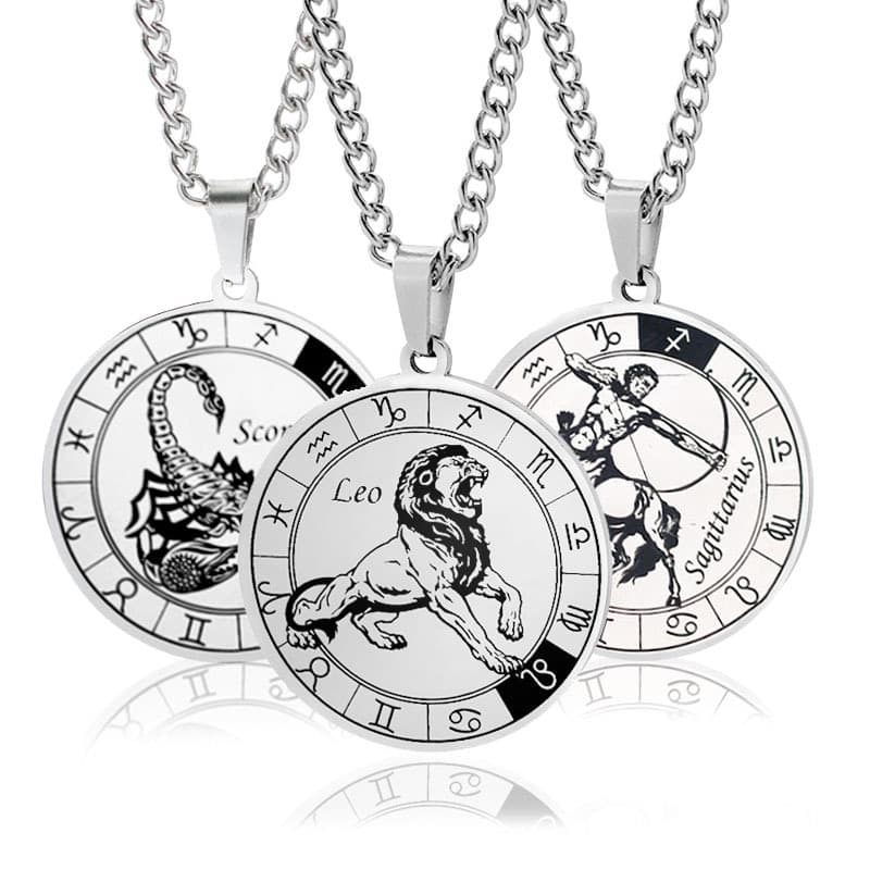 Pendant, men's necklace stainless steel, for beloved 1