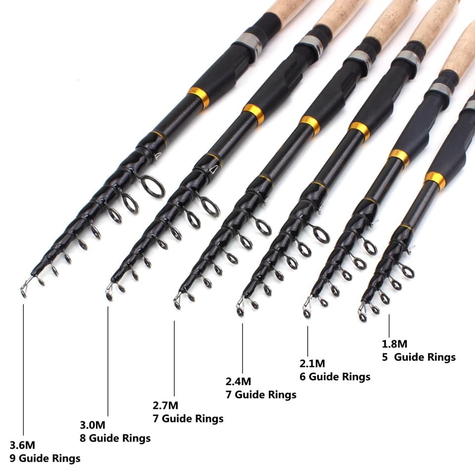 Cross -border one -generation super short shrinkage road Asian pole short sea pole wood handle fishing rod Europe and the United States sells more than 10,000 fishing gear 2