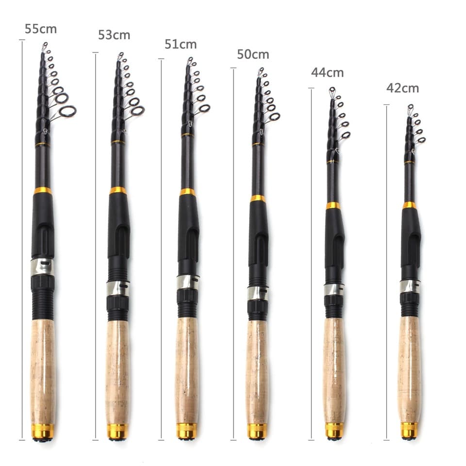 Cross -border one -generation super short shrinkage road Asian pole short sea pole wood handle fishing rod Europe and the United States sells more than 10,000 fishing gear 4
