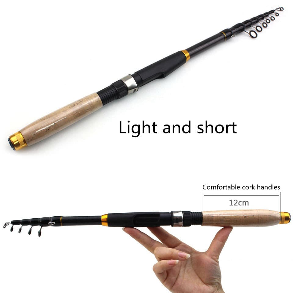 Cross -border one -generation super short shrinkage road Asian pole short sea pole wood handle fishing rod Europe and the United States sells more than 10,000 fishing gear 5