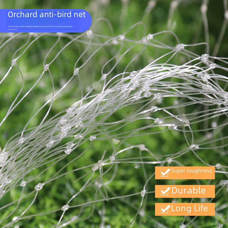 Cross -border polyethylene PE Orchard Fire Bird Network Green Court Balcony Flower Transparent Protective Birds Network Bird Net 3