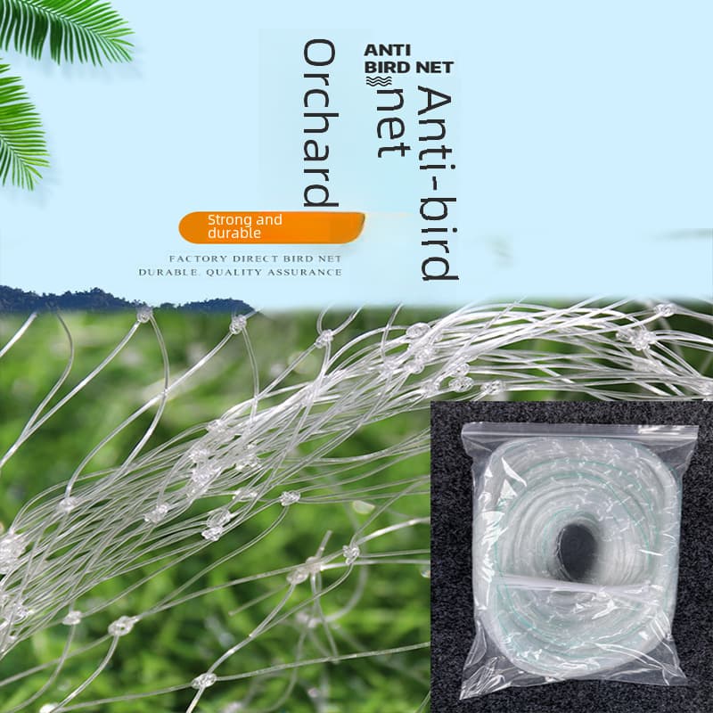 Cross -border polyethylene PE Orchard Fire Bird Network Green Court Balcony Flower Transparent Protective Birds Network Bird Net