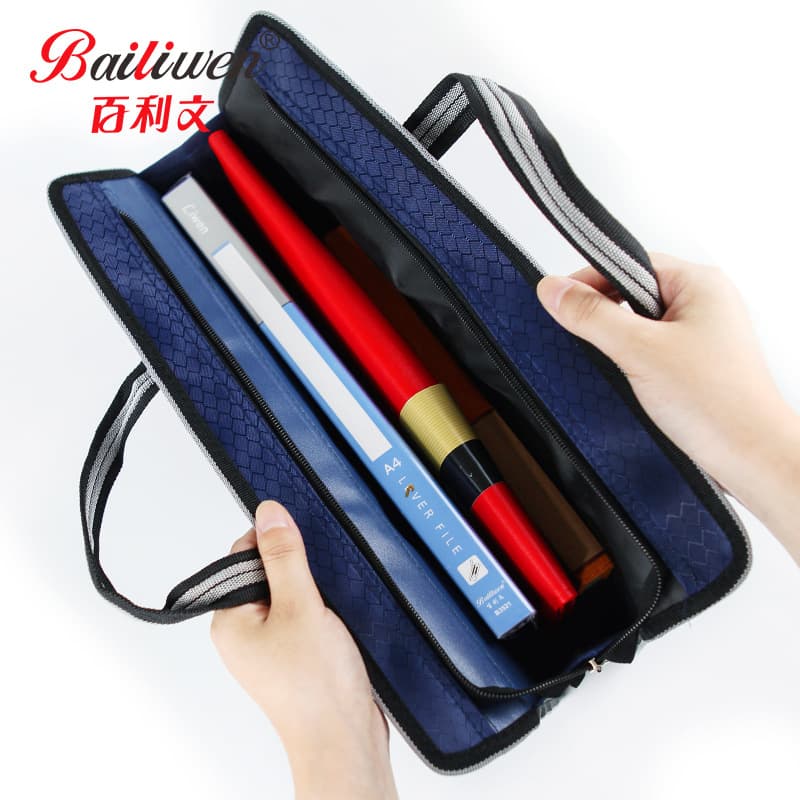 Baili H136/137/138 Oxford Cloth Briefcase Hand-held File Bag 4