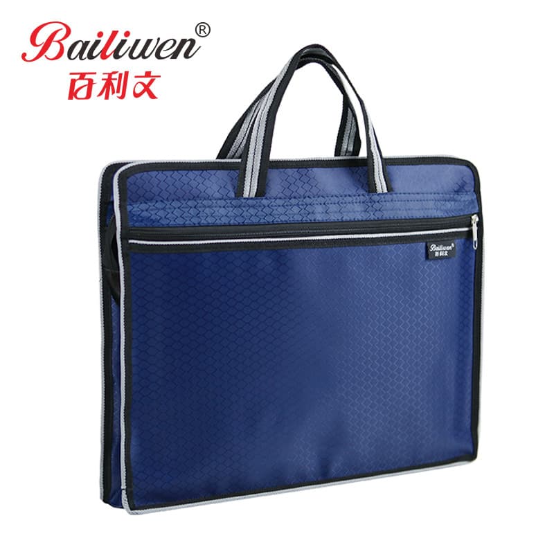 百利文 H136/137/138 briefcase information bag Oxford cloth hand-held file bag briefcase file bag pull
