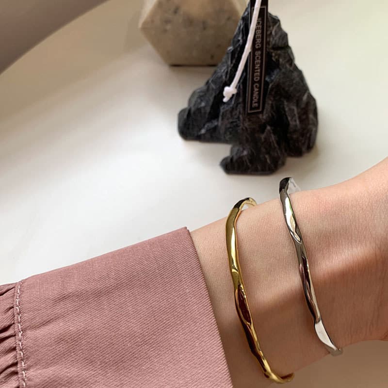 South Korean goods, elegant bracelet, silver 925 sample, light luxury style 2