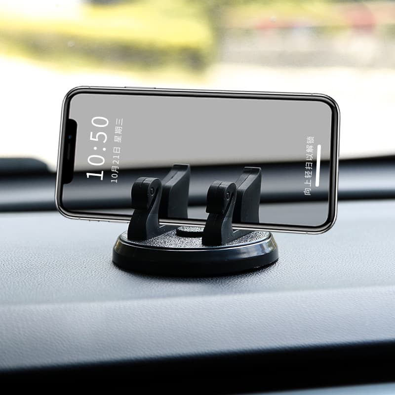 Phone holder for car, rotating universal support frame for navigator 2