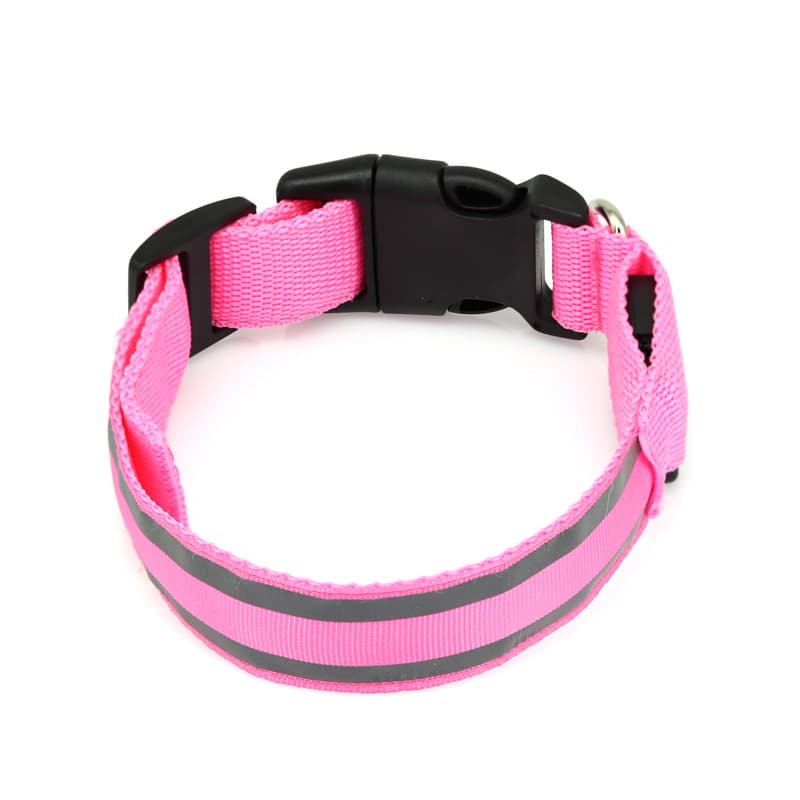 Glowing night retroreflective choker with usb charger, material 5