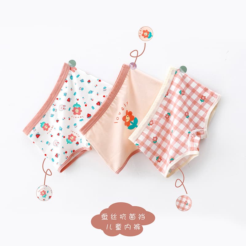 Children's underwear, cotton fresh trousers, shorts, Korean style, for teenagers 2