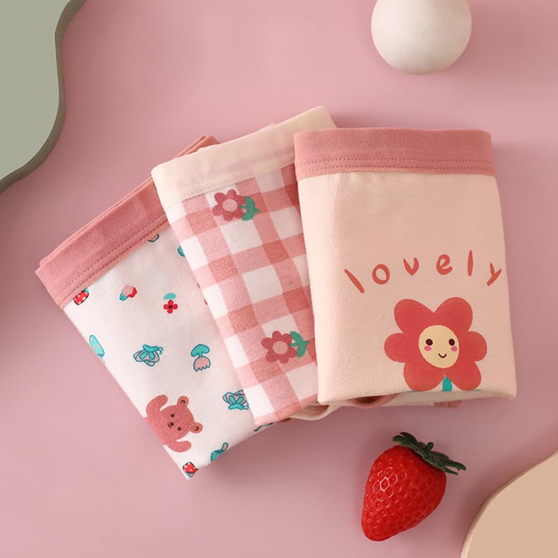 Children's underwear, cotton fresh trousers, shorts, Korean style, for teenagers 3