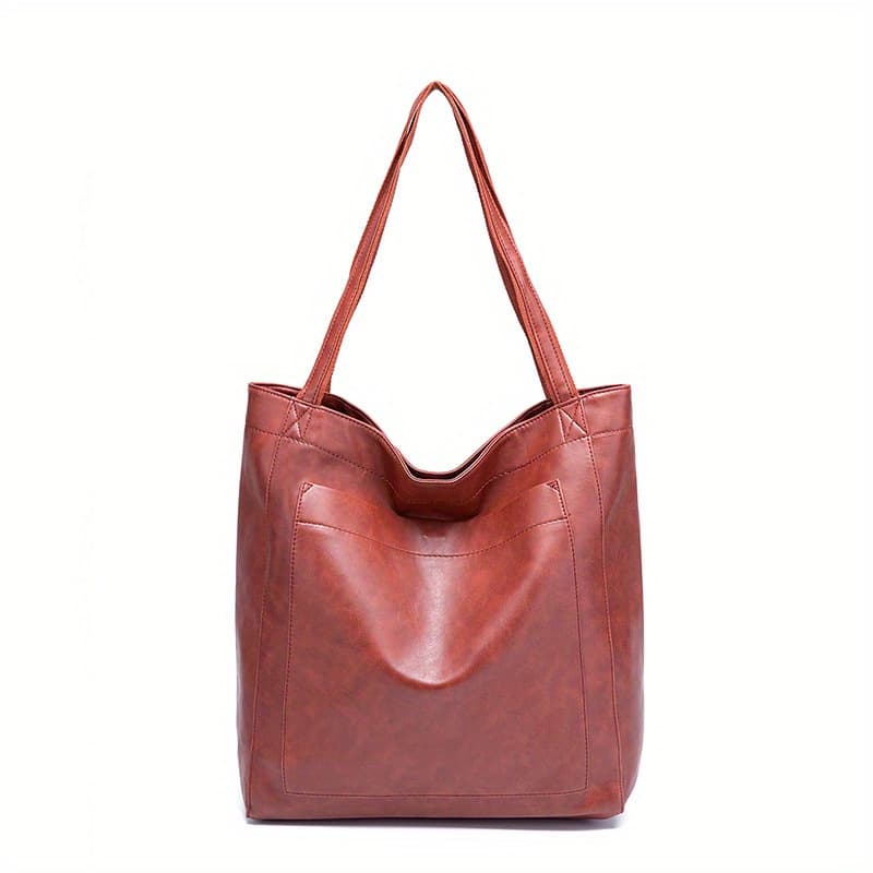 (Cross-border trading), retro capacious fashionable one-shoulder bag, genuine leather 4