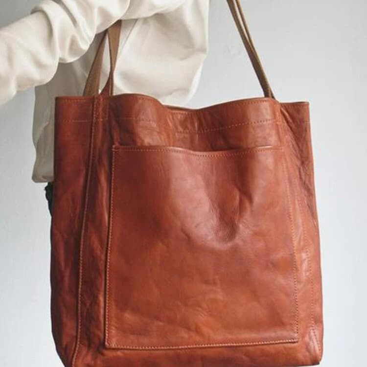 (Cross-border trading), retro capacious fashionable one-shoulder bag, genuine leather 1
