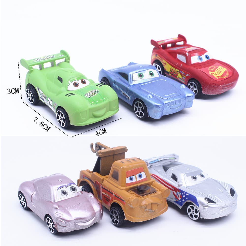 Set, children's car model for boys, 6 pieces 4