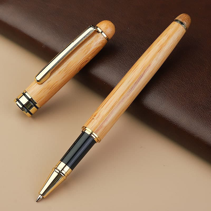 Wooden ballpoint pen, rollerball pen, gift box, set for office, Birthday gift, custom-made 4