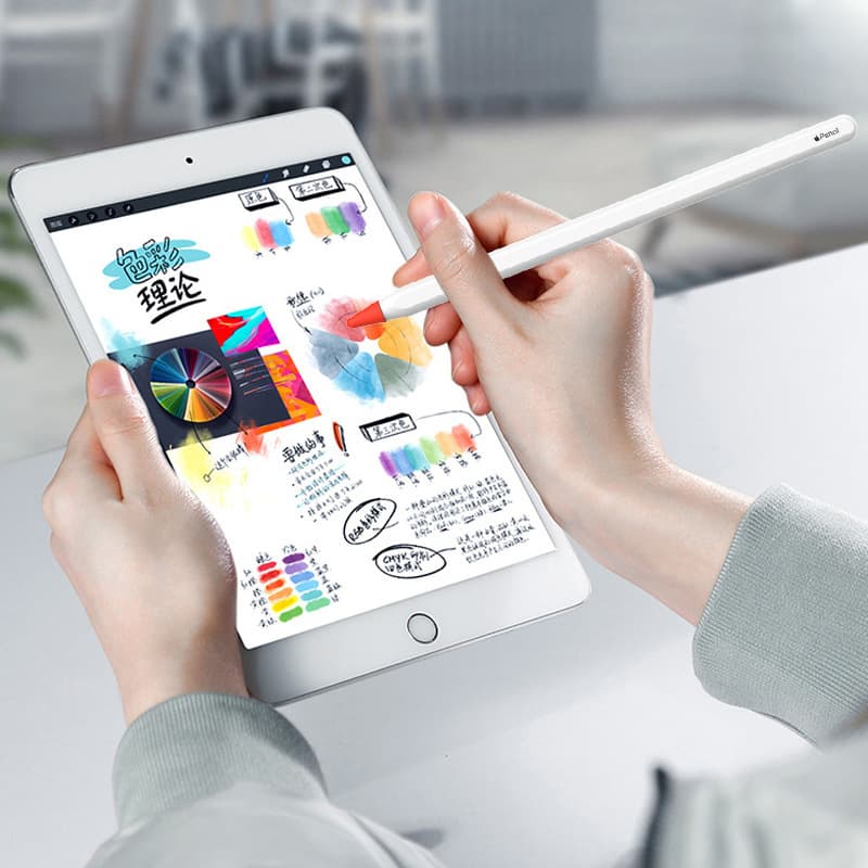 Applicable to Apple Applepencil pen tip cover iPad tablet capacitance pen silicone anti-fall protection case 3