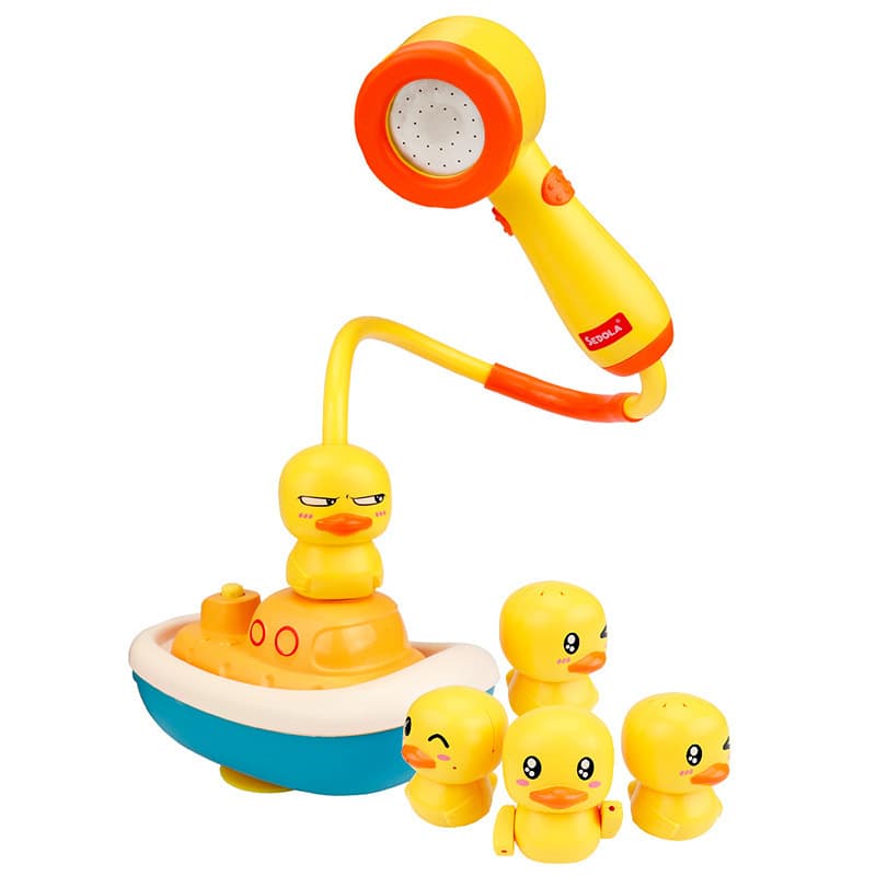 Electric toy play in water, duck 5