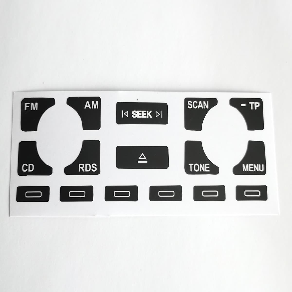 AS/TP multimedia radio key repair sticker is suitable for Audi A4 B6 B7/A6/A2 A3 5