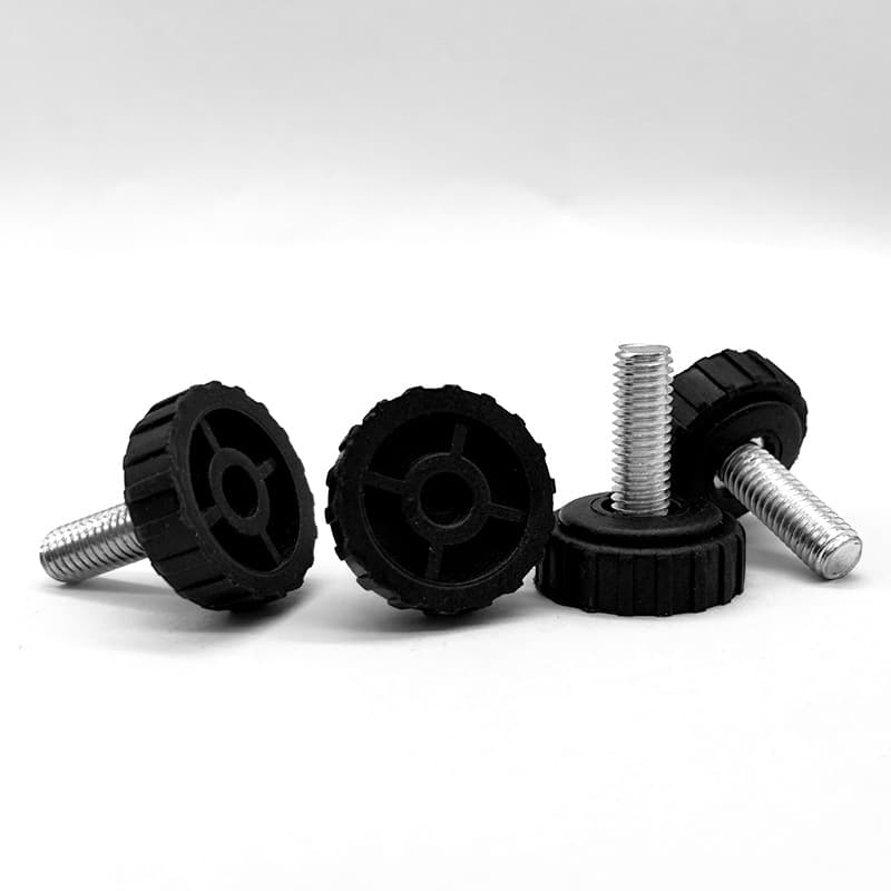 M6 straight -line adjustment foot plastic adjustment foot table leg adjustment toes increase to increase the hem can adjust the foot hardware furniture accessories 4