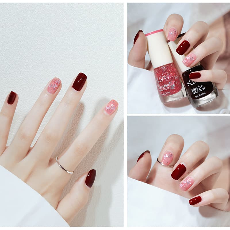 Summer nail polish, transparent gel polish for manicure, no lamp dry 2