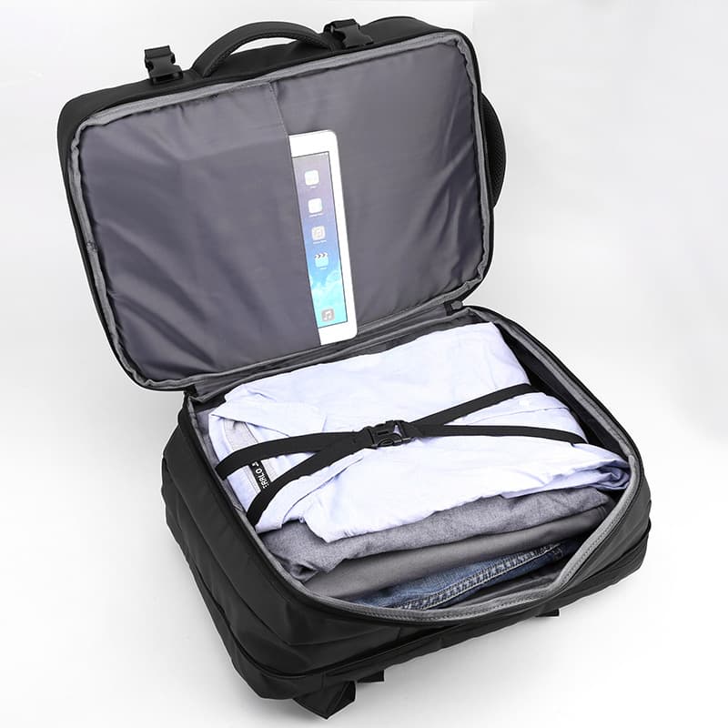 Men's fashionable backpack, laptop, capacious bag, business version, 17 inch, high-quality style 2