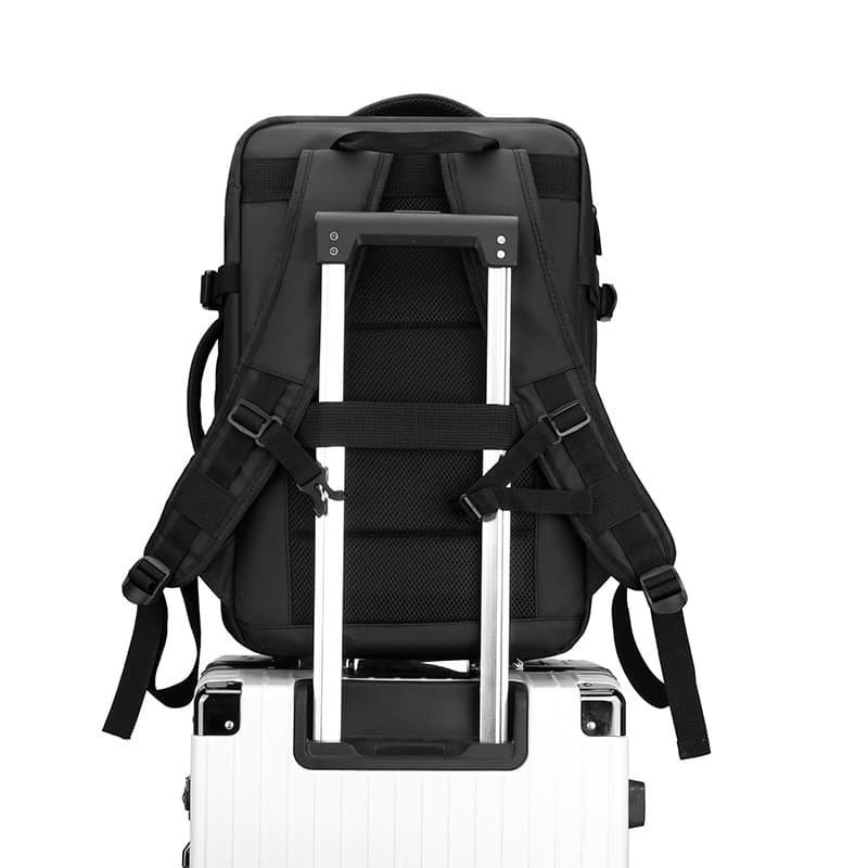 Men's fashionable backpack, laptop, capacious bag, business version, 17 inch, high-quality style 4
