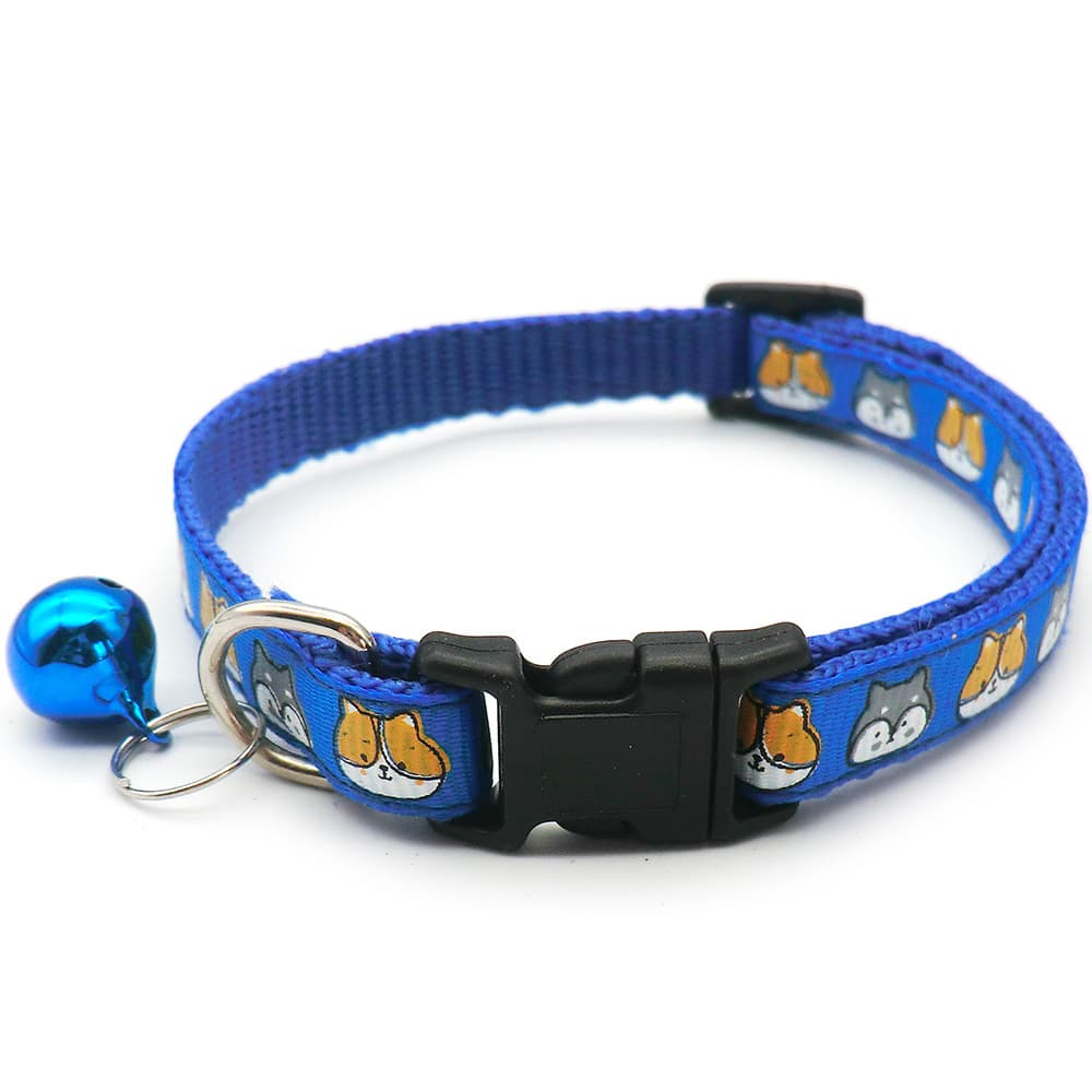 Dog head printing collar dog cat collar identity identification collar kitten dog ID classification pendant accessories 4