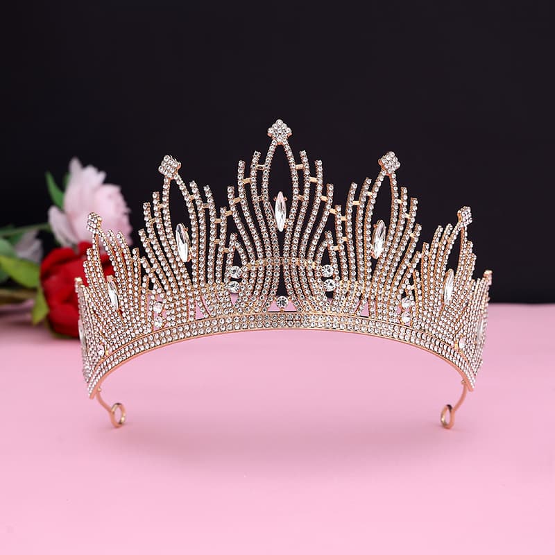Children's crown, hair accessory, bride's veil, Birthday gift, internet celebrity 2