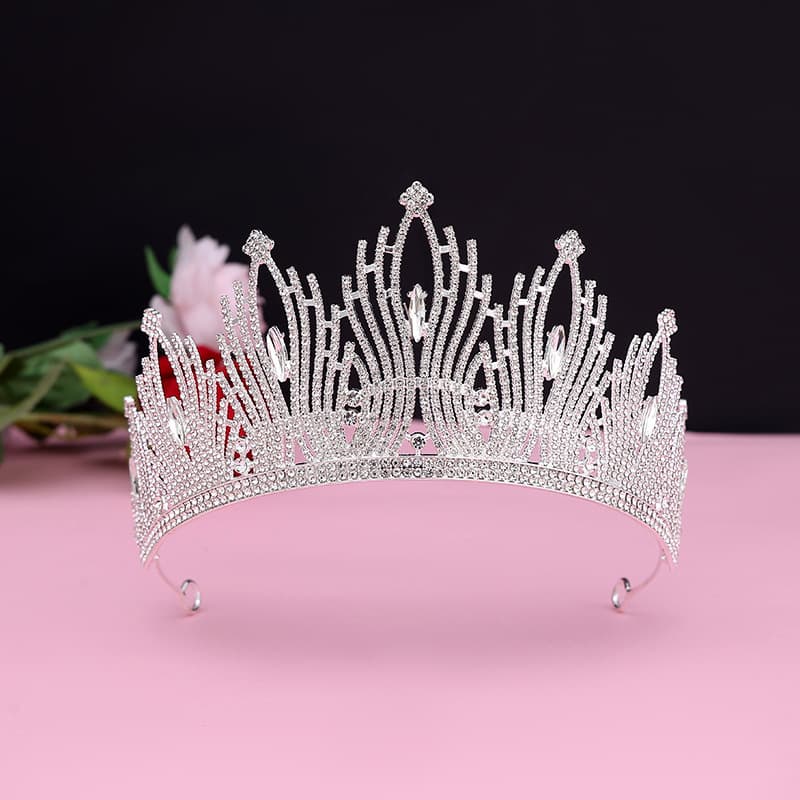 Children's crown, hair accessory, bride's veil, Birthday gift, internet celebrity