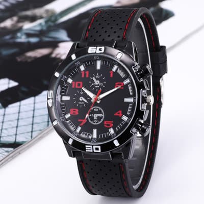 (Cross-border trading), sports silicone fashionable quartz watch, new collection, wish 3