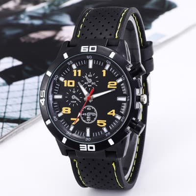 (Cross-border trading), sports silicone fashionable quartz watch, new collection, wish 4
