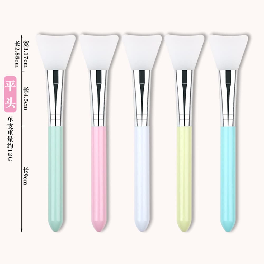 Silicone face mask, cosmetic brush 2