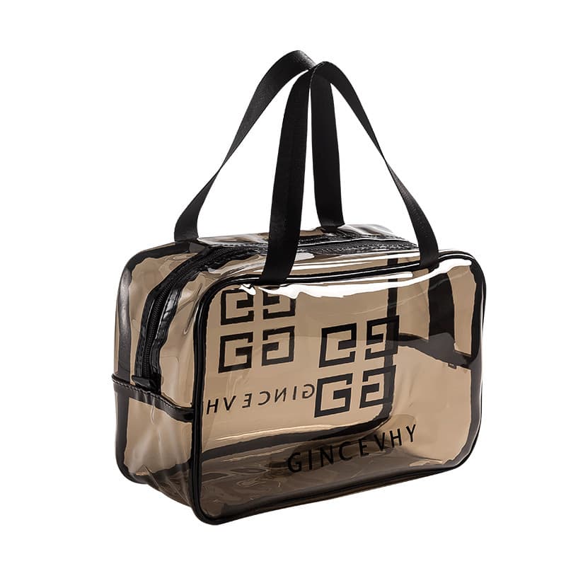 Handheld capacious cosmetic bag PVC, waterproof universal storage bag, internet celebrity 5