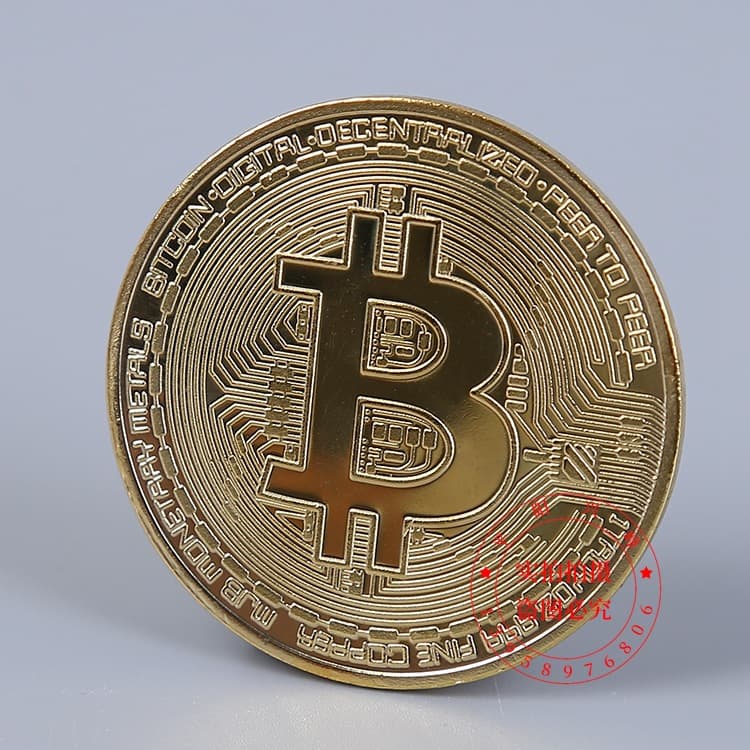 Classic Bitcoin Bitcoin Bitcoin foreign coin Bitcoin virtual coin commemorative medal 1